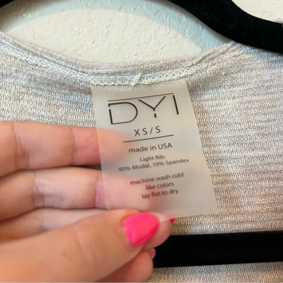 DYI Define Your Inspiration Cross Front Long sleeve top - Picture 2 of 3